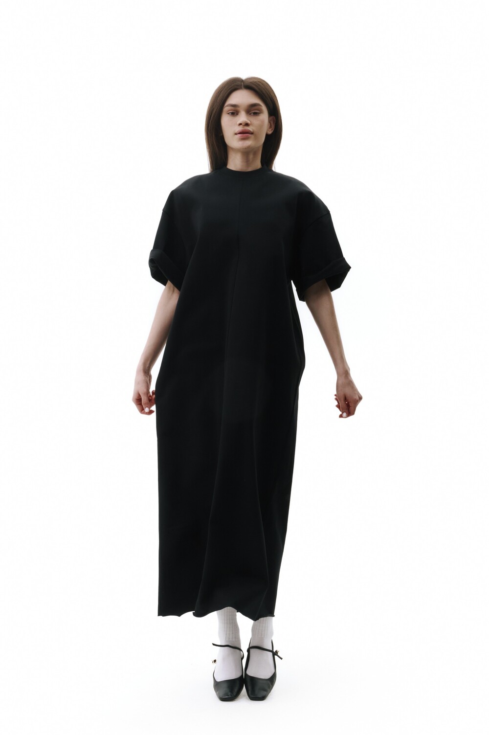 T-shirt dress black
